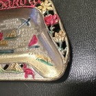 Vintage South Dakota State Metal Ashtray Trinket Dish Souvenir