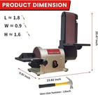 Bucktool  3 4hp 5 0a Belt Disc Sander 4 In X 36 In Belt And 6 In Disc Sander