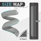 Triangle Door Draft Stopper 35 4 new Weighted Under Blocker Bottom Seal