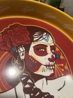 Victoria  Beer Tray Day Of The Dead Beer Tray  Metal With Epoxy Resin Rare 