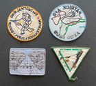 Vintage Mixed  4  Item Military Patch Lot