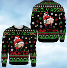Funny Santa Ugly Christmas Sweater Humor Holiday Unisex S   5xl