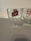 4 Vtg Dimpled Schlitz Beer Heavy Glass Bud Pabst Blue Ribbon Miller Highlife    