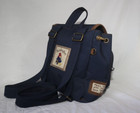 Vintage Paddington Bear 90   s Kids Blue Backpack Rucksack Bag     Rare Find 