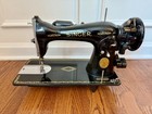 See Video  Vintage 1951 Singer 15-91 Sewing Machine   Extras  Model 1591 15