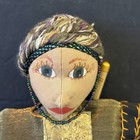 Handmade Ceremonial Art Doll Folk Style Beaded Soft Sculpture Storyteller Guard