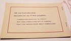 1939 Us Christmas Tb Seals Entire Booklet Of 200 Stamps Untouched Plus Bonus Ad