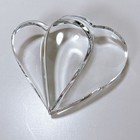 Baccarat Crystal Clear Vintage Figurine Interior Management With Engraving