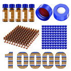 10000x 2ml Amber Autosampler Vials Leak-proof Screw Caps 9-425 Hplc Glass Bottle