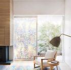 Rainbow Effect Privacy Window Film Frosted Window Decal Stickers Static Cling