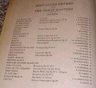Best Loved Themes From The Great Masters   Piano Sheet Music Book 26 Songs Vtg
