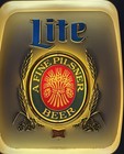 Miller Lite Vintage Beer Lighted Bar pub Advertisement Wall Sign 