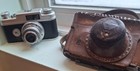 Vtg   Argus Cintar Camera W  Leather Case  A 3x World Traveler