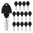 Seimneire Draft Beer Plugs Tap Brush  Keg Brush Black  15 Pcs  