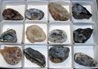 12 Oco Geodes  Polished Agate Geode Halves M8950