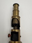 Antique Brass Field Microscope-not Teated With Original Box Is Broken