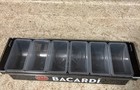 Bacardi Condiment Tray Bar Caddy 6 Compartments Garnish Station Fruit