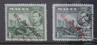 Malta 1948-1953 New Constitution 11 Used Values Z024 Free Registered Mail