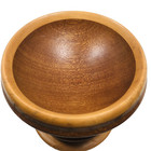 Vintage Bowl Wooden Pedestal Handmade Two Types Of Wood Trinkets 5 25 X 5 