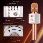 Wireless Bluetooth Karaoke Microphone 3in1 Portable Handheld Karaoke Mic Speaker