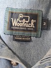 Vintage 90s Woolrich Mens Denim Jacket Large Elbow Patches Trucker Jacket