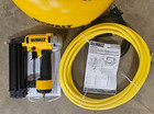 New Dewalt 6 Gallon 165 Psi Pancake Air Compressor W  18 Gauge Brad Nailer
