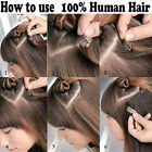 8pcs 16  18  20  22  Real Remy Full Head Clip In 100  Human Hair Extensions J034