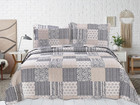 Rich Printed Embossed Pinsonic Coverlet Bedspread Ultra Soft 3 Piece Summer Quil