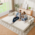99 2  Modular Sectional Sofa Bed  Convertible Futon Sleeper Couch With Movable S