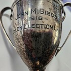 Rare 1916 Sterling Silver Award Cup 1916 Election Laws Womans Rights Suffrage
