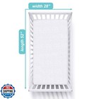 American Baby Company Waterproof Fitted Crib Mattress Protector 52  X 28  - Q