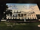 Multi-signed White House 8x10 Photo Obama  Trump  Bushes  Carters  clinton   s Coa