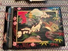 Vintage Japanese Photo Album  Hand Painted And Decorated From Korean War Era 50s
