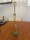 Vintage Glo-mar Art Works Brass Hand Clip Letter Glove Holder Display Stand