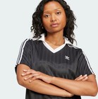 Adidas Originals Adicolor 3-stripes Football Jacquard V-neck Women s Polo Dress