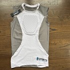Sports Unlimited Diamond Shield Youth Baseball 8 Tenum Chest Guard Shirt Sz L