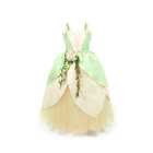 Deluxe Disney-inspired Princess Tiana Costume Dress For Birthday And Beyond