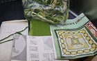 Open Vintage Bucilla Creative Needlepoint Pillow Kit Green Turtle 14  Retro
