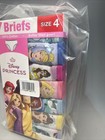Disney Princess Little Girls 7 Pack Briefs Size 4 New