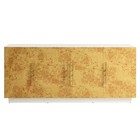 69  Burl Wood Sideboard Buffet Tv Stand In White Bleached Modern