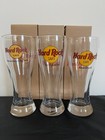  nos   hard Rock Cafe  Pilsner Beer Glass 20oz  nashville Pittsburgh Wash Dc 