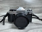 Canon Ae-1 Program 35mm Slr Film Camera - 50mm 1 1 8 Lens Film   Case Tested