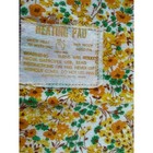 Vintage Floral Heating Pad Cover Orange Yellow Green Retro Zippered Sleeve 11x14