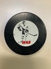  rare   1972-75 New England Whalers B2 Game Puck - Large Wha Crest - Never Used