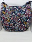 Vera Bradley Disney Mickey And Friends Playful Floral Trio Zip Hipster Purse Nwt