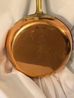 Vtg Tagus Chef Portugal Copper 8  Skillet Brass Handle Rivets Preowned 