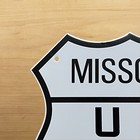 Vintage Us Route 66 Missouri Porcelain Sign Highway Gasoline Station Service