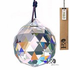 Feng Shui Hanging Crystal Ball 50mm Sphere Prism Rainbow Sun Catcher Clear 2 