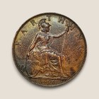 1896          Great Britain Victoria Farthing Free Shipping 