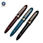 2023 Wingsung 630 Fountain Pen 14k Gold Nib Resin Pen Piston Gold Clip Gifts New